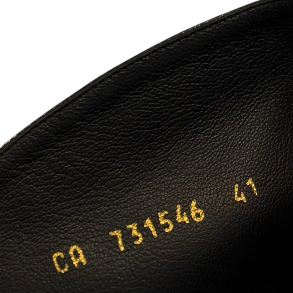 Saint Laurent Justify Snip Toe Tall High Heel Boots - Picture 6 of 7